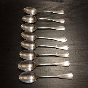 Oneida Stainless Profile Pattern Spoons Set Of 8 6.5" Long Durable & Elegant
